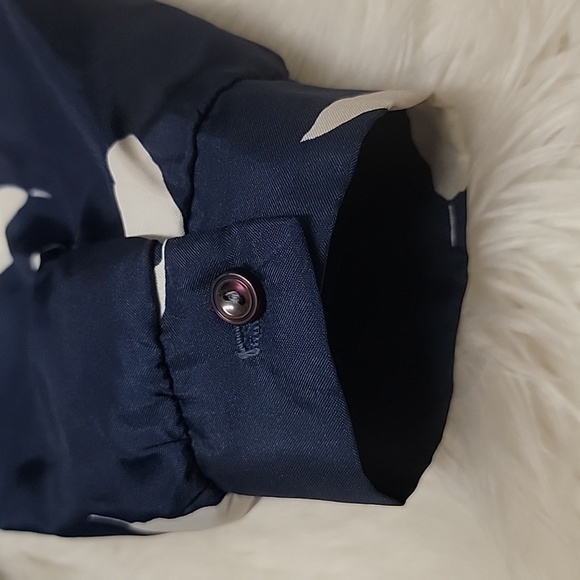 VTG | Alex Colman Blue Floral Floppy Bow Tie Blouse - Picture 13 of 13